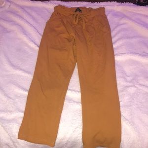 Orange trousers
